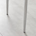 6x Milan Grey Hatched Faux Leather Dining Chairs Silver Legs