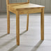 Lynton Large Oak Effect Wooden Dining Table with 4 Millford Chairs & Bench