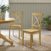 Lynton Large Oak Effect Wooden Dining Table with 4 Millford Chairs & Bench