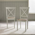 Padstow Grey Wooden Extending Dining Table & 6 Millford Chairs