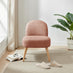 Minnie Orange Fabric Accent Chair