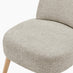 Minnie Grey and Beige Fabric Accent Chair
