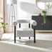 Mirabel Grey Fabric Accent Tub Chair