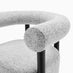 Mirabel Grey Fabric Accent Tub Chair