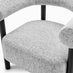 Mirabel Grey Fabric Accent Tub Chair