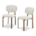 Santorini Round Wood Effect Dining Table 4 Light Grey Mirelle Chairs