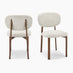 Santorini Round Wood Effect Dining Table 4 Light Grey Mirelle Chairs