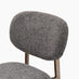 Santorini Round Wood Effect Dining Table 4 Grey Mirelle Chairs