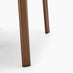 2x Mirelle Grey Fabric Dining Chairs Bronze Legs