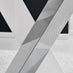 Monza 4 White/Grey Dining Table & 4 Grey Pesaro Silver Leg Chairs