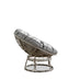Grey Rattan Garden Papasan Moon Chair
