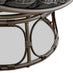 Grey Rattan Garden Papasan Moon Chair