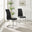 2x Murano Black Dining Chairs