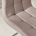 2x Murano Cappuccino Beige Dining Chairs