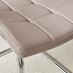 2x Murano Cappuccino Beige Dining Chairs
