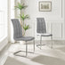2x Murano Grey Dining Chairs