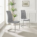 2x Murano Grey Dining Chairs