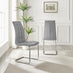 2x Murano Grey Dining Chairs