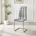 2x Murano Grey Dining Chairs