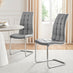 2x Murano Grey Dining Chairs