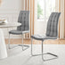 2x Murano Grey Dining Chairs