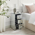 Murano 3 Drawer Mirrored Bedside Table