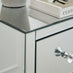 Murano 3 Drawer Mirrored Bedside Table