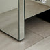 Murano 3 Drawer Mirrored Bedside Table