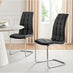 2x Murano Black Dining Chairs