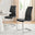 2x Murano Black Dining Chairs