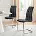 2x Murano Black Dining Chairs