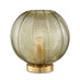 Nadine Small Green Glass Globe Table Lamp