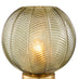 Nadine Small Green Glass Globe Table Lamp