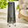 Naples Black Rattan Large Solar Outdoor Lantern
