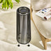 Naples Black Rattan Large Solar Outdoor Lantern