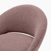 2x Nella Dusky Pink Fabric Dining Chairs