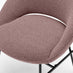 2x Nella Dusky Pink Fabric Dining Chairs