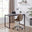 Tessa Brown Velvet Office Chair