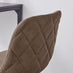 Tessa Brown Velvet Office Chair
