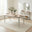 Newport Whitewashed Oval Dining Table 6 Light Grey Millford Chairs