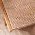 Nata Wood & Rattan Sun Lounger