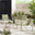 Naxos Green 4 Seat Garden Sofa & Chairs Set