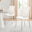 2x Isco White Faux Leather Dining Chairs