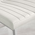 2x Isco White Faux Leather Dining Chairs