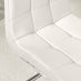 2x Murano White Dining Chairs