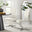 2x Willow White Faux Leather 'Z' Dining Chairs