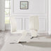 2x Willow White Faux Leather 'Z' Dining Chairs
