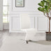 2x Willow White Faux Leather 'Z' Dining Chairs