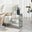 Noor Mirrored Glass Side Table and Bedside Table