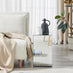 Noor Mirrored Glass Side Table and Bedside Table